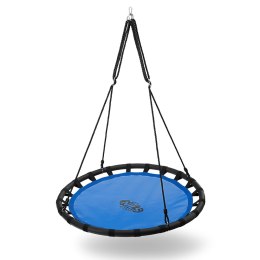 HUŚTAWKA BOCIANIE GNIAZDO NIEBIESKA 110 CM