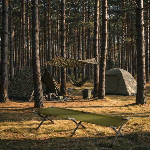 NC2756 ŁÓŻKO POLOWE SKŁADANE ZIELONE 200 CM NILS CAMP NILS NC2756 ŁÓŻKO POLOWE SKŁADANE ZIELONE 200 CM NILS CAMP NILS