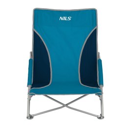 NC3035 KRZESŁO PLAŻOWE NIEBIESKO-SZARE NILS NILS CAMP
