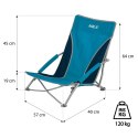 NC3035 KRZESŁO PLAŻOWE NIEBIESKO-SZARE NILS NILS CAMP