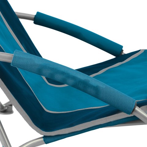 NC3035 KRZESŁO PLAŻOWE NIEBIESKO-SZARE NILS NILS CAMP NC3035 KRZESŁO PLAŻOWE NIEBIESKO-SZARE NILS NILS CAMP