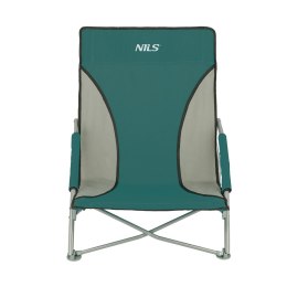 NC3035 ZIELONO-SZARY KRZESŁO PLAŻOWE NILS CAMP NILS