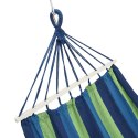 NC9001 NIEBIESKI HAMAK Z DREWNIANĄ BELKĄ 70CM I METALOWYM UCHWYTEM NILS CAMP NILS