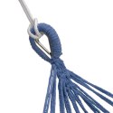 NC9004 NIEBIESKI-CIEMNONIEBIESKI HAMAK Z DREWNIANĄ BELKA 70CM I METALOWYM UCHWYTEM NILS CAMP NILS