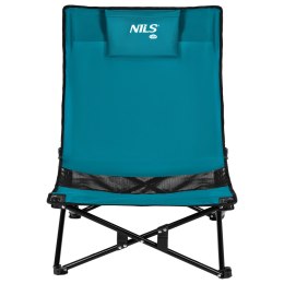 NC3306 KRZESŁO PLAŻOWE NIEBIESKO CZARNE NILS CAMP NILS CAMP