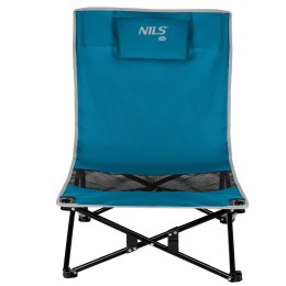 NC3306 KRZESŁO PLAŻOWE NIEBIESKO SZARE NILS CAMP NILS CAMP