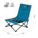 NC3306 KRZESŁO PLAŻOWE NIEBIESKO SZARE NILS CAMP NILS CAMP