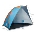 NC8030 NIEBIESKI NAMIOT PLAŻOWY 260x120x120 CM NILS NILS