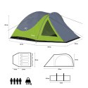 NC6006 ZIELONO-SZARY NAMIOT KEMPINGOWY DISCOVERY NILS CAMP NILS CAMP