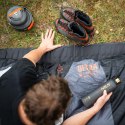 NC1705 ŚPIWÓR ULTRA LIGHT SZARO-POMARAŃCZOWY NILS CAMP NILS CAMP