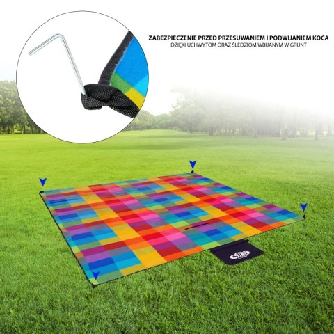 NC2221 KOC PIKNIKOWY MULTI 250x200 CM PE + ALU NILS CAMP NILS NC2221 KOC PIKNIKOWY MULTI 250x200 CM PE + ALU NILS CAMP NILS