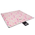 NC2313 FLAMINGI KOC PIKNIKOWY 200×200cm PE + ALU NILS CAMP NILS