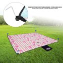 NC2313 FLAMINGI KOC PIKNIKOWY 200×200cm PE + ALU NILS CAMP NILS