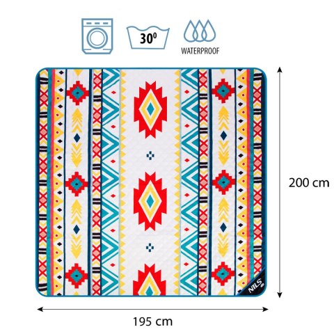 AZTEK KOC PIKNIKOWY 195X200 CM AZTEK KOC PIKNIKOWY 195X200 CM