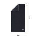 NAR14 RĘCZNIK Z MIKROFIBRY FROTTE CZARNY 160X80cm NILS AQUA NILS AQUA
