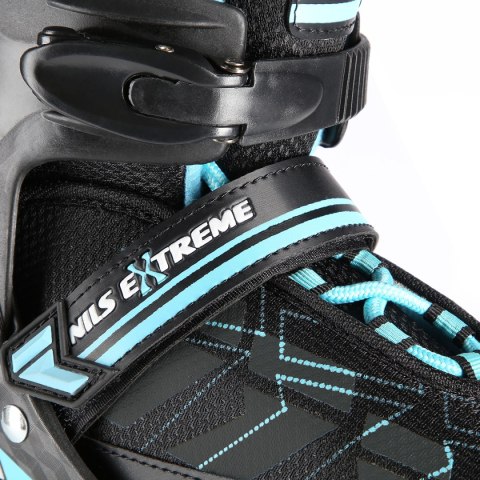 NA11002 CZARNO/NIEBIESKIE ROZM. L (39-42) ŁYŻWOROLKI NILS EXTREME NILS EXTREME NA11002 CZARNO/NIEBIESKIE ROZM. L (39-42) ŁYŻWOROLKI NILS EXTREME NILS EXTREME
