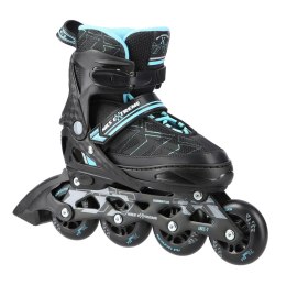 NA11002 CZARNO/NIEBIESKIE ROZM. M (35-38) ŁYŻWOROLKI NILS EXTREME NILS EXTREME