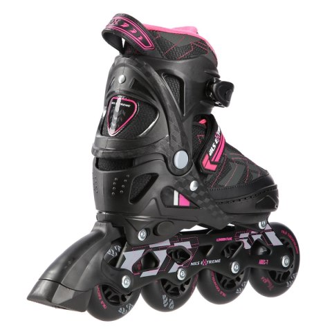 NA11002 CZARNO/RÓŻOWE ROZM. L (39-42) ŁYŻWOROLKI NILS EXTREME NILS EXTREME NA11002 CZARNO/RÓŻOWE ROZM. L (39-42) ŁYŻWOROLKI NILS EXTREME NILS EXTREME