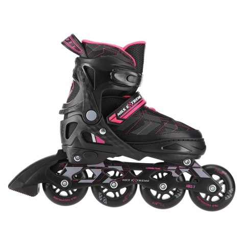 NA11002 CZARNO/RÓŻOWE ROZM. L (39-42) ŁYŻWOROLKI NILS EXTREME NILS EXTREME NA11002 CZARNO/RÓŻOWE ROZM. L (39-42) ŁYŻWOROLKI NILS EXTREME NILS EXTREME