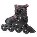 NA11002 CZARNO/RÓŻOWE ROZM. M (35-38) ŁYŻWOROLKI NILS EXTREME NILS EXTREME