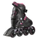 NA11002 CZARNO/RÓŻOWE ROZM. M (35-38) ŁYŻWOROLKI NILS EXTREME NILS EXTREME