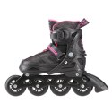 NA11002 CZARNO/RÓŻOWE ROZM. M (35-38) ŁYŻWOROLKI NILS EXTREME NILS EXTREME