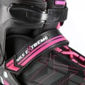 NA11002 CZARNO/RÓŻOWE ROZM. M (35-38) ŁYŻWOROLKI NILS EXTREME NILS EXTREME