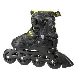 NA11002 CZARNO/ŻÓŁTE ROZM. L (39-42) ŁYŻWOROLKI NILS EXTREME NILS EXTREME