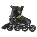 NA11002 CZARNO/ŻÓŁTE ROZM. L (39-42) ŁYŻWOROLKI NILS EXTREME NILS EXTREME