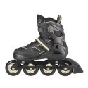 NA14174 A CZARNO-BEŻOWE ROZM. L (39-42) ŁYŻWOROLKI NILS EXTREME NILS EXTREME