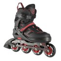 NA14174 A CZARNO-CZERWONE ROZM. M (35-38) ŁYŻWOROLKI NILS EXTREME NILS EXTREME