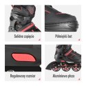 NA14174 A CZARNO-CZERWONE ROZM. S (31-34) ŁYŻWOROLKI NILS EXTREME NILS EXTREME