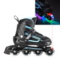 NJ19803A LED NIEBIESKIE ROZM. L(39-42) ŁYŻWOROLKI NILS EXTREME NILS EXTREME