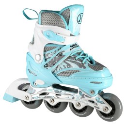 NA10602 NIEBIESKI ROZM. L(39-42) ŁYŻWOROLKI NILS EXTREME NILS EXTREME