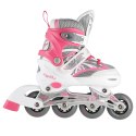 NA10602 RÓŻOWY ROZM. L(39-42) ŁYŻWOROLKI NILS EXTREME NILS EXTREME