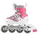 NA10602 RÓŻOWY ROZM. L(39-42) ŁYŻWOROLKI NILS EXTREME NILS EXTREME