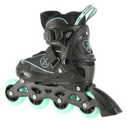 NA11008 CZARNO-MIĘTOWY ROZM. L (39-42) ŁYŻWOROLKI NILS EXTREME NILS EXTREME