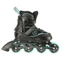 NA11008 CZARNO-MIĘTOWY ROZM. L (39-42) ŁYŻWOROLKI NILS EXTREME NILS EXTREME