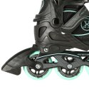 NA11008 CZARNO-MIĘTOWY ROZM. L (39-42) ŁYŻWOROLKI NILS EXTREME NILS EXTREME