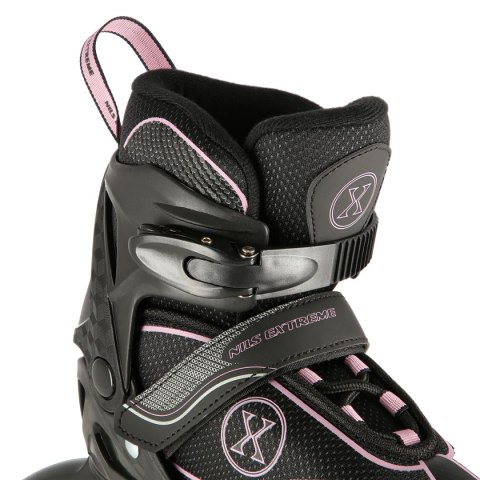 NA11008 CZARNO-RÓŻOWY ROZM. L (39-42) ŁYŻWOROLKI NILS EXTREME NILS EXTREME NA11008 CZARNO-RÓŻOWY ROZM. L (39-42) ŁYŻWOROLKI NILS EXTREME NILS EXTREME