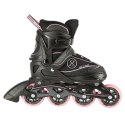 NA11008 CZARNO-RÓŻOWY ROZM. M (35-38) ŁYŻWOROLKI NILS EXTREME NILS EXTREME