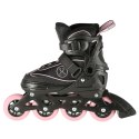 NA11008 CZARNO-RÓŻOWY ROZM. M (35-38) ŁYŻWOROLKI NILS EXTREME NILS EXTREME