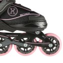 NA11008 CZARNO-RÓŻOWY ROZM. M (35-38) ŁYŻWOROLKI NILS EXTREME NILS EXTREME