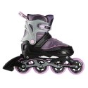NA11008 SZARO-FIOLETOWY ROZM. L (39-42) ŁYŻWOROLKI NILS EXTREME NILS EXTREME