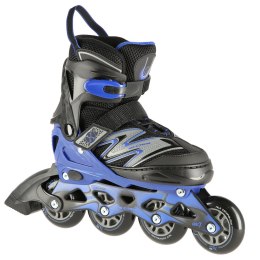 NA11010 CZARNO-NIEBIESKI ROZM. L (39-42) ŁYŻWOROLKI NILS EXTREME NILS EXTREME
