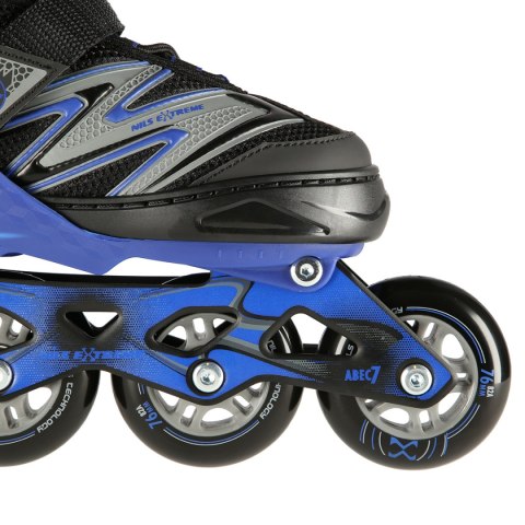 NA11010 CZARNO-NIEBIESKI ROZM. L (39-42) ŁYŻWOROLKI NILS EXTREME NILS EXTREME NA11010 CZARNO-NIEBIESKI ROZM. L (39-42) ŁYŻWOROLKI NILS EXTREME NILS EXTREME