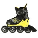 NA11010 CZARNO-ŻÓŁTY ROZM. L (39-42) ŁYŻWOROLKI NILS EXTREME NILS EXTREME