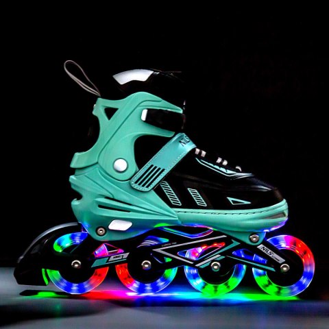 NA11230A MIĘTOWE LED ROZM. L(39-42) ŁYŻWOROLKI NILS EXTREME NILS EXTREME NA11230A MIĘTOWE LED ROZM. L(39-42) ŁYŻWOROLKI NILS EXTREME NILS EXTREME