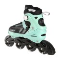 NA11230A MIĘTOWE LED ROZM. L(39-42) ŁYŻWOROLKI NILS EXTREME NILS EXTREME