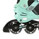 NA11230A MIĘTOWE LED ROZM. L(39-42) ŁYŻWOROLKI NILS EXTREME NILS EXTREME